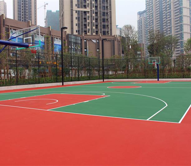 网球场地胶施工