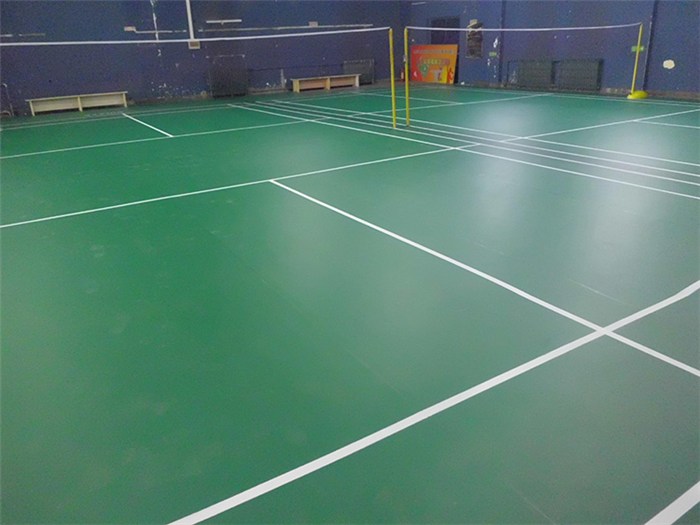 社区球场地胶施工