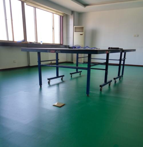 桌球场地胶施工