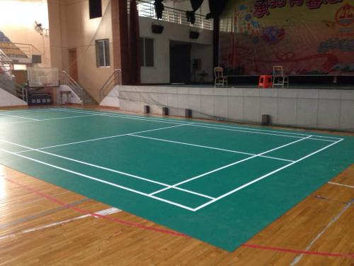 篮球场地胶施工