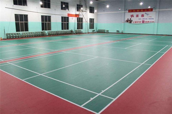 社区球场地胶安装